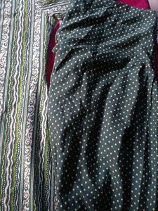 green kurta set