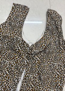 Leopard Print Sleeveless Top