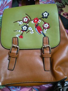 Cute Bird & Flower Backpack