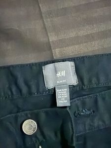 Casual black trousers