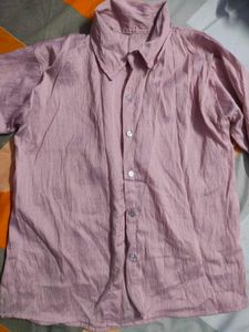 Pink Shirt with corset on back
