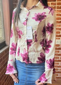 Savana Floral Print Long Sleeve Top