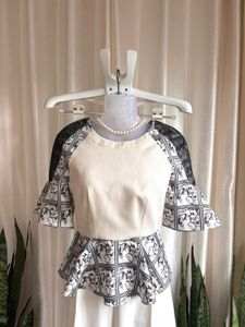 Imported Elegant Peplum Blouse
