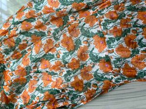 Floral Print Tiered Maxi Dress