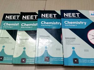 NEET Chemistry Study Package 4 Books