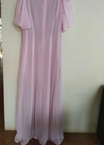 Pink flowy dress