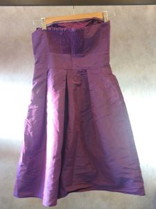 Strapless Purple Dress (M)