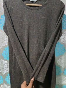 Dark Olive Long Sleeve Tunic/T-shirt Dress