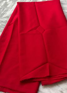Brown &amp; Red Dress Material