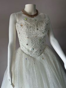 Elegant White Bridal ball gown