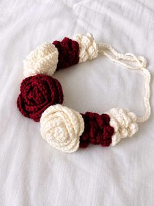 Handmade Crochet Flower Hairband