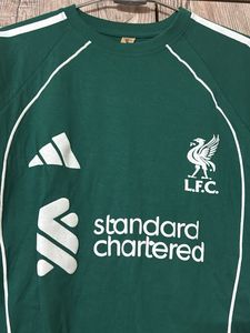 unisex Liverpool FC Green  T-Shirt