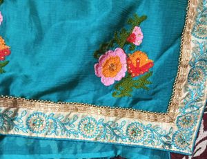Elegant Embroidered Saree Blouse