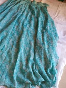 Beautiful Teal Floral skirt