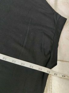 Black &amp; White Cold Shoulder Top