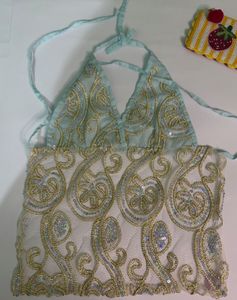 Boho Beaded Halter Top