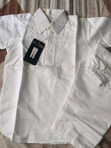 White Kurta Set