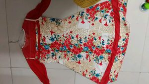 Beautiful Floral Print Kurta