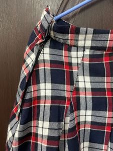 Plaid Pleated Skirt