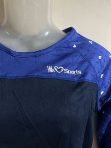 Blue &amp; Navy Long Sleeve Top