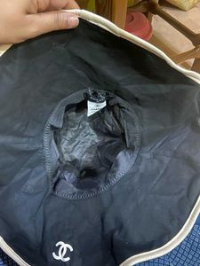 chanal Stylish Black Bucket Hat