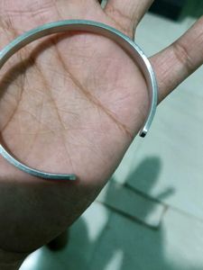 Simple Silver Cuff Bracelet