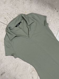 Sage Green Collared Dress