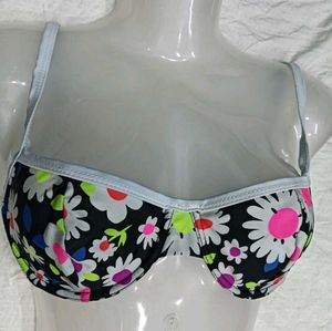 Floral Bikini Top 🤎