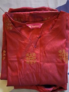 Tradition Kurta Set - Elegant Maroon