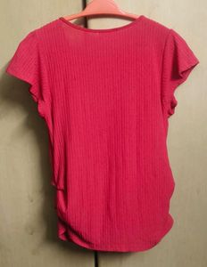 Chic Pink A-line Casual Dress