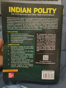 Indian Polity by M Laxmikanth