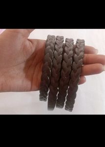 Set of 5 Braided Bracelets