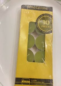 New Aura 10 Piece Tealight Candles