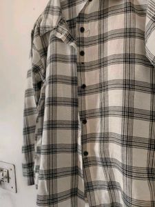 Plaid Shirt &amp; Crop Top Set