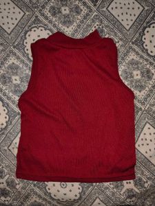 Red Graphic Tank Top