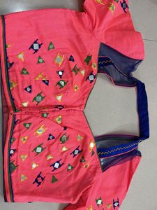 Embroidered Pink Blouse