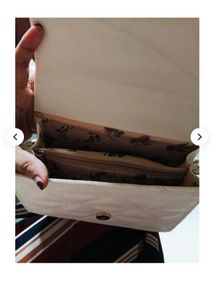Quilted White Crossbody Bag