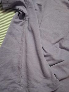 Lavender Graphic Cropped T-Shirt