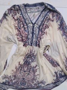 y2k vintage Bohemian Paisley Top