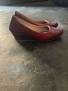 Stylish Red Patent Bellies