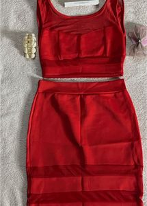 partywear Red 2-Piece Sets