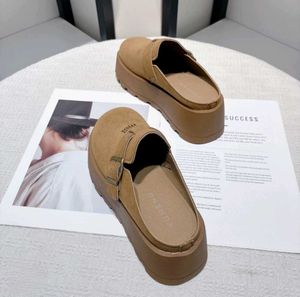 Chic Suede Platform Clogs
