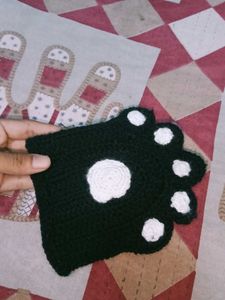 🐾Cute Paw Fingerless Gloves