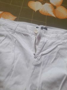 WHITE CARGO PANTS (ZUDIO)