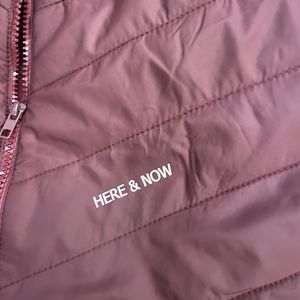 Women's Quilted Maroon Jacket