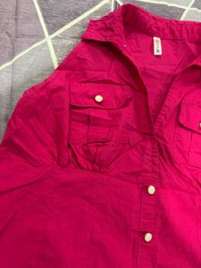 Vibrant Pink corset Sleeveless Top💕