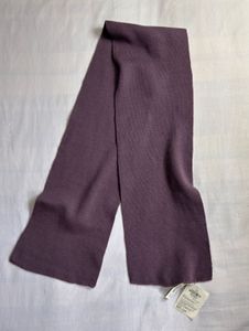 Soft Purple Knit Scarf