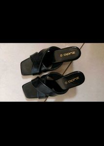 Black Zudio Criss-Cross Heels