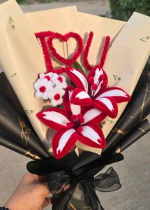 Handmade "I Love You" Flower Bouquet