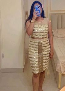 2 Piece Party Glitter Dress
